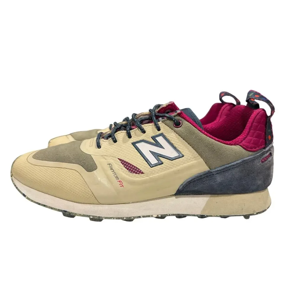 New Balance Men's 11 Trailbuster Sneaker Sandy Navy TBTFHTP FantomFit